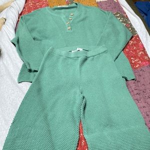 Free People Hailee Sweater Set - Cedar Fog